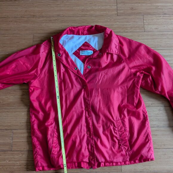 Vintage Red Windbreaker - Vintage 90s Size Medium - Picture 7 of 8